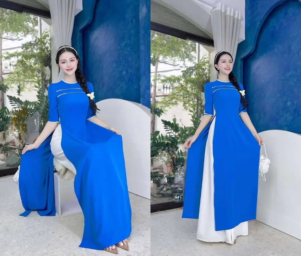 Những Mẫu Áo Dài Cổ Tròn Đẹp Nên Có Trong Tủ Đồ