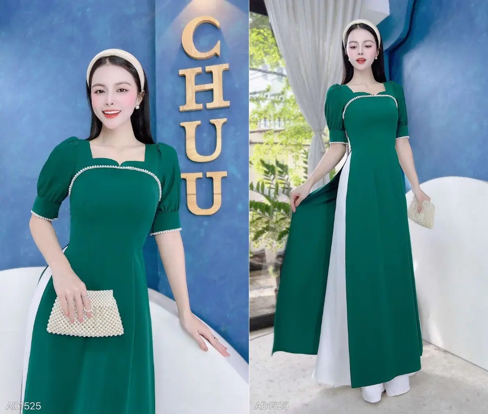 Kinh Nghiệm Chọn Áo Dài Cổ Vuông Cách Tân Mà Chị Em Nên Biết