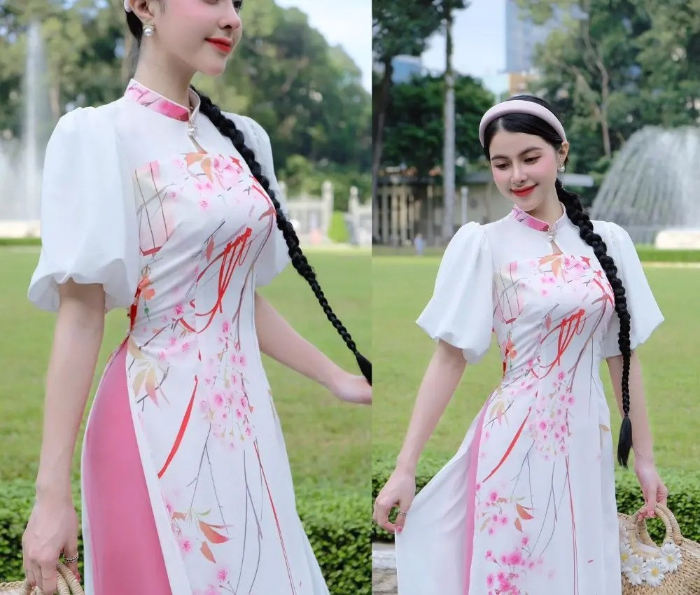 Gợi Ý Các Mẫu Áo Dài Tay Phồng Giáo Viên Đẹp Nhất 2025