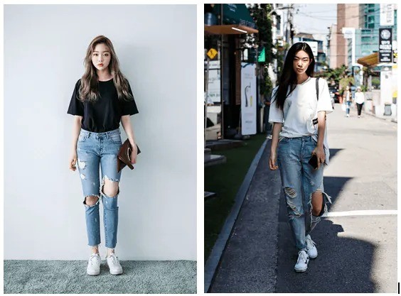 Jean rách nữ cá tính – Thời thượng, dễ phối đồ | Modsly Jeans