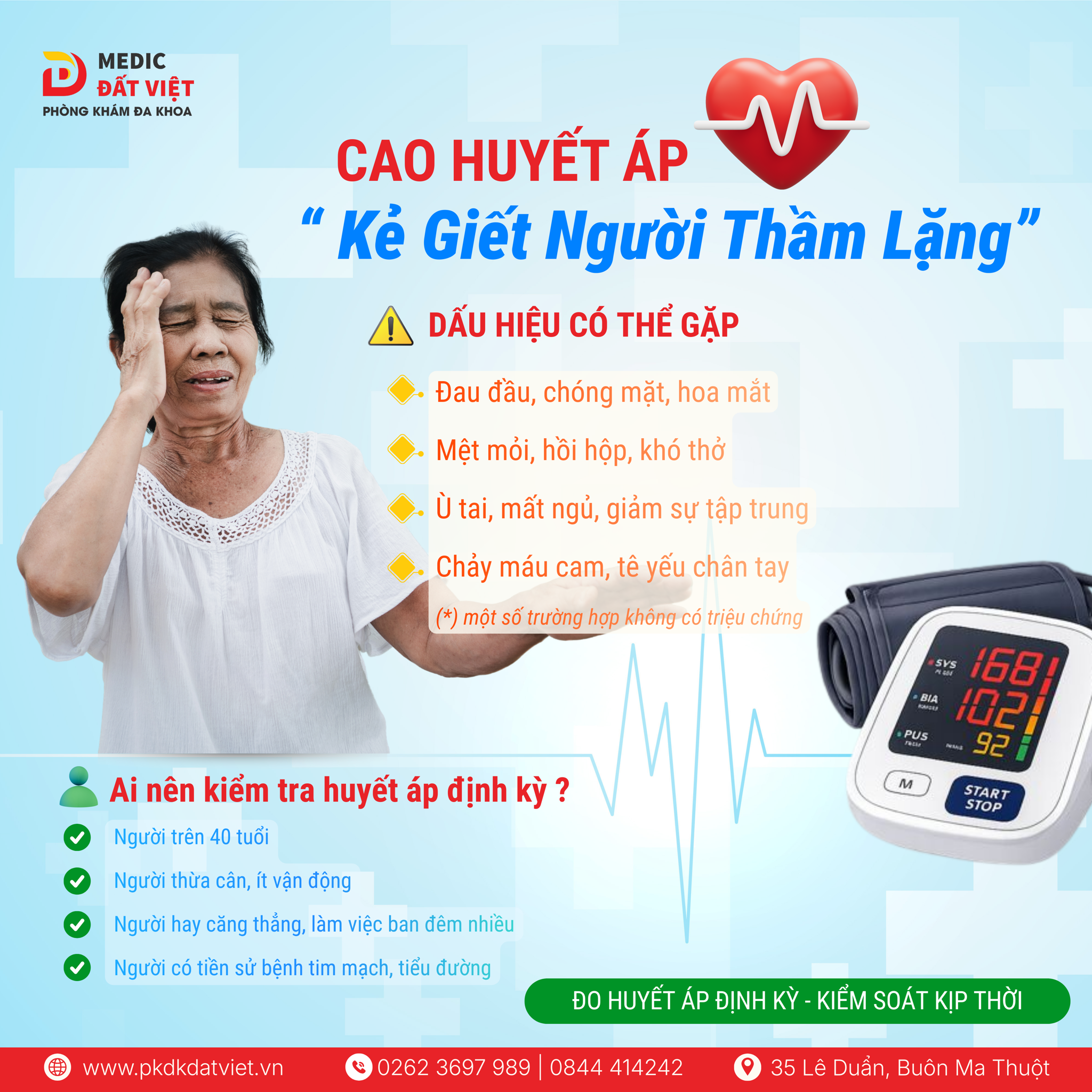 Huyết Áp Cao – “Kẻ G.I.Ế.T Người Thầm Lặng” Nhiều Người Đang Chủ Quan