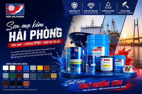 SƠN THÉP MẠ KẼM CAO CẤP – GIẢI PHÁP BẢO VỆ TOÀN DIỆN THÁCH THỨC THỜI TIẾT