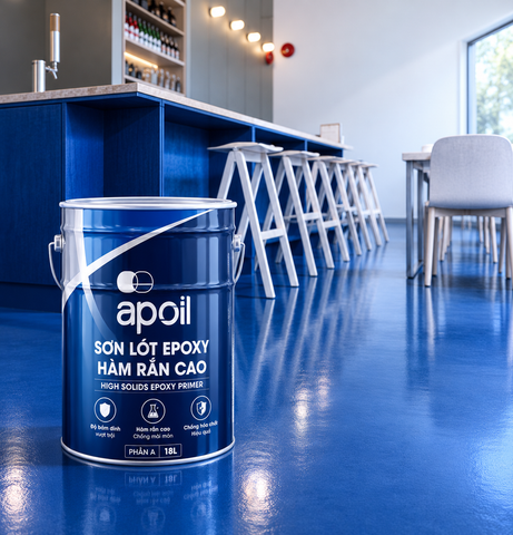 Sơn Lót Gốc Epoxy Hàm Rắn Cao: Bứt Phá Độ Bền Mọi Mặt Sàn