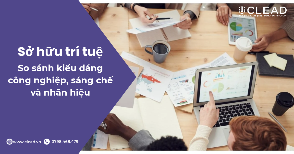 So sánh kiểu dáng công nghiệp, sáng chế và nhãn hiệu