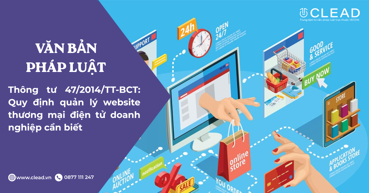 Thông tư 47/2014/TT-BCT: Quy định quản lý website thương mại điện tử doanh nghiệp cần biết