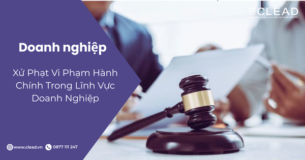 Xử Phạt Vi Phạm Hành Chính Trong Lĩnh Vực Doanh Nghiệp