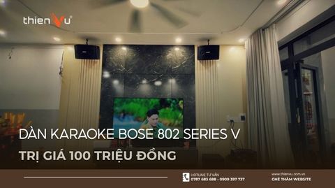 Thi Công Lắp Đặt Dàn Bose 802 Series V Trị Giá 100 Triệu