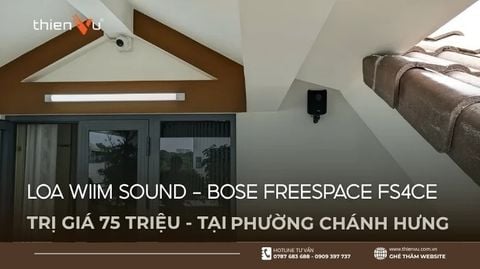 Lắp Đặt Âm Thanh Nhạc Nền Wiim Sound - Bose Freespace FS4CE 75 Triệu
