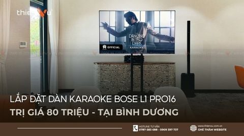 Lắp Đặt Dàn Karaoke Bose L1 Pro16 Cao Cấp 80 Triệu Tại Bình Dương