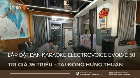 Lắp Đặt Dàn Karaoke Electrovoice Evolve 50 Trị Giá 35 Triệu