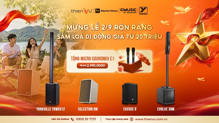 Sắm Loa Di Động Chơi Lễ 2/9 Nhận Quà Tặng Hấp Dẫn Trị Giá 3 Triệu
