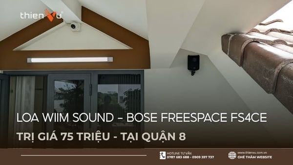Lắp Đặt Âm Thanh Nhạc Nền Wiim Sound - Bose Freespace FS4CE 75 Triệu