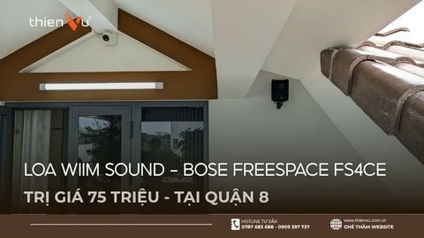 Lắp Đặt Âm Thanh Nhạc Nền Wiim Sound - Bose Freespace FS4CE 75 Triệu
