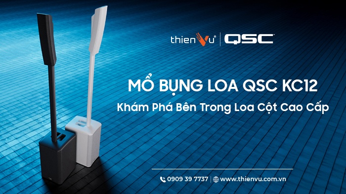 Mổ Bụng Loa QSC KC12: Khám Phá Bên Trong Loa Cột Cao Cấp