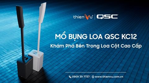 Mổ Bụng Loa QSC KC12: Khám Phá Bên Trong Loa Cột Cao Cấp