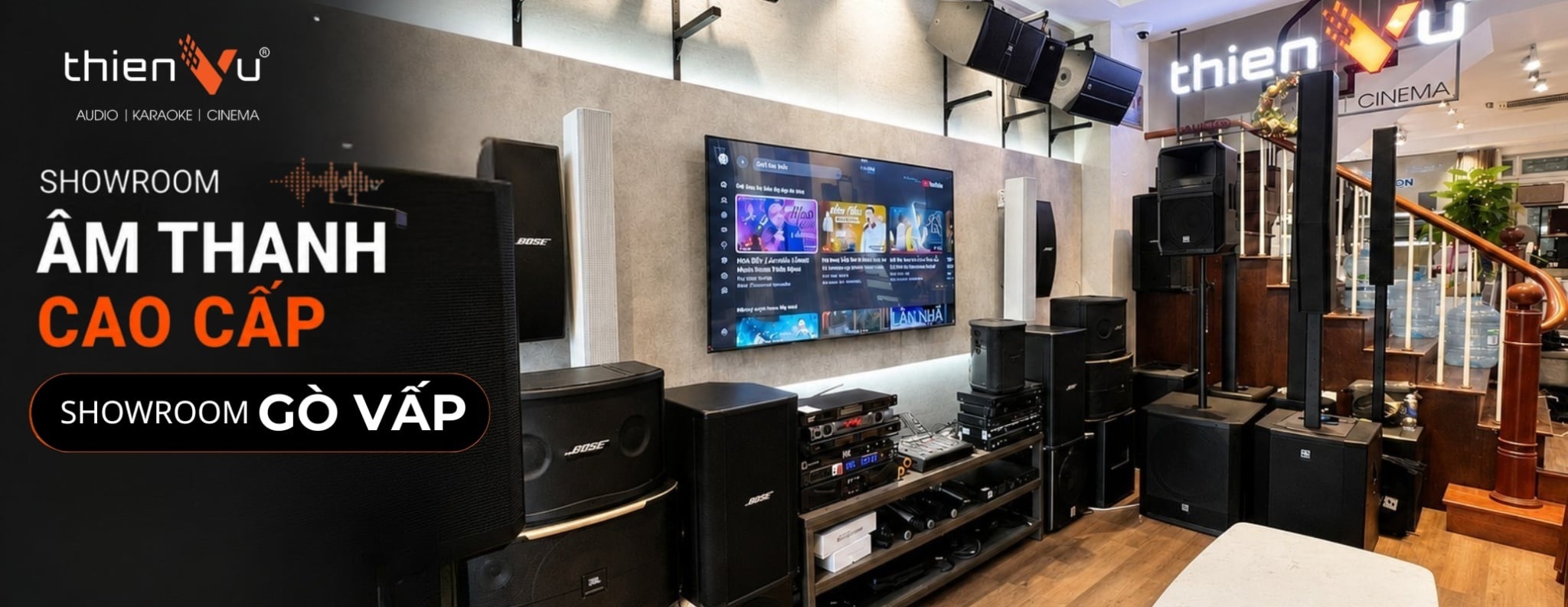 Sắm Thiết Bị Âm Thanh Chính Hãng, Uy Tín tại Thiên Vũ Audio Gò Vấp TP.HCM