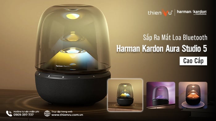Sắp Ra Mắt Loa Bluetooth Harman Kardon Aura Studio 5 Cao Cấp