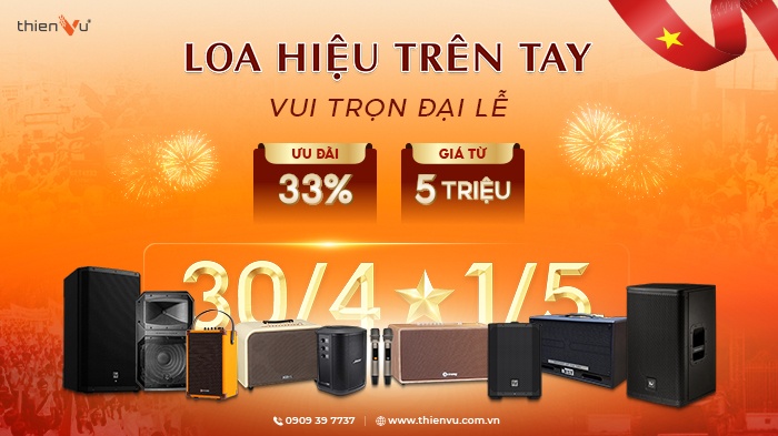 Sắm Loa Karaoke Di Động Chơi Lễ 30/4 - 1/5 | Ưu Đãi 33%