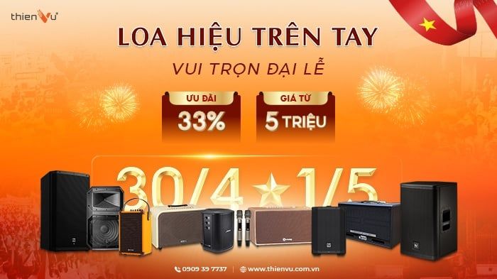 Sắm Loa Karaoke Di Động Chơi Lễ 30/4 - 1/5 | Ưu Đãi 33%