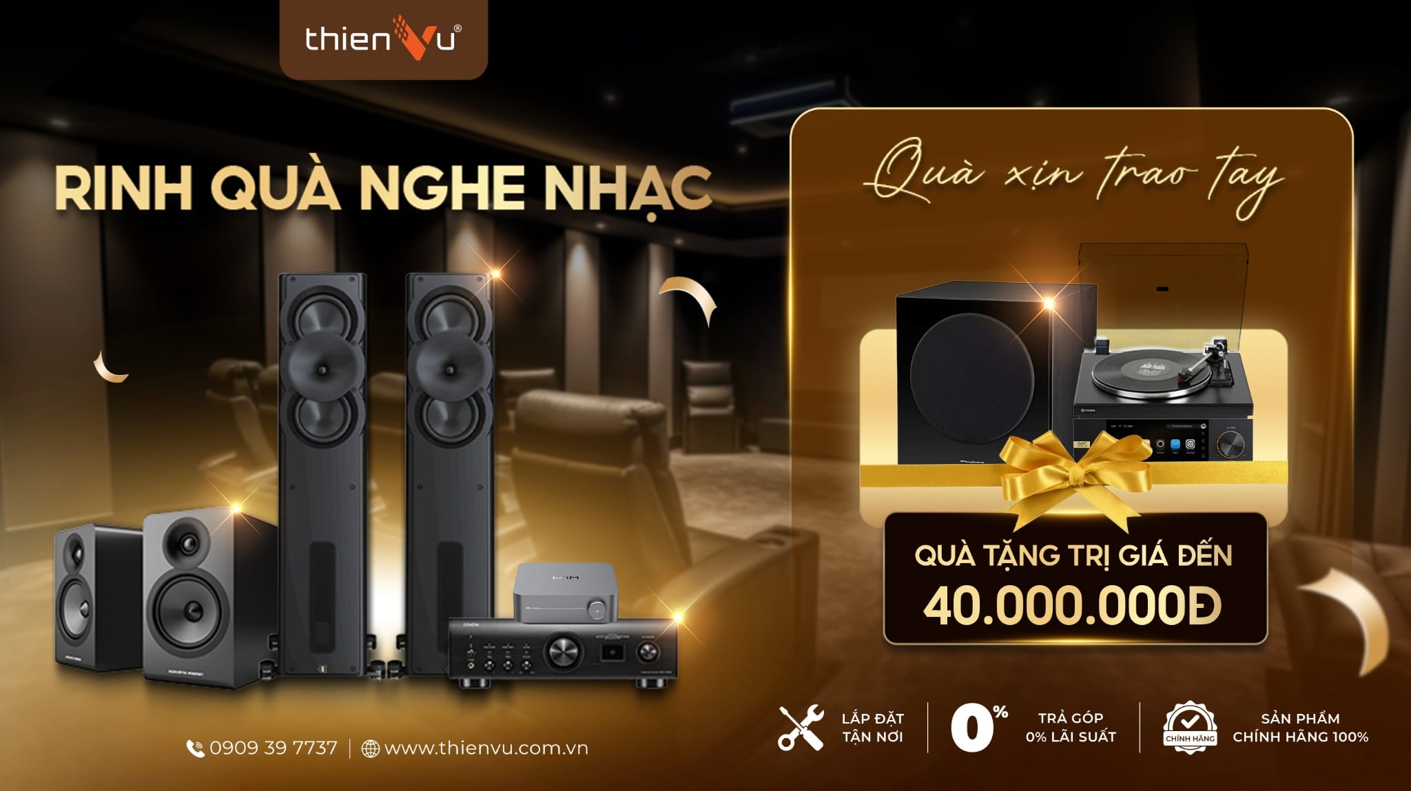 Rinh Dàn Nghe Nhạc Hifi Nhận Quà Trị Giá Gần 40 Triệu
