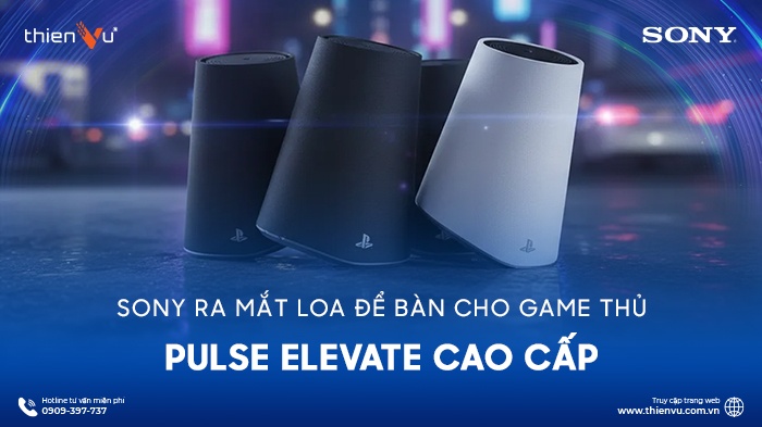 Sony Ra Mắt Loa Để Bàn Cho Game Thủ Pulse Elevate Cao Cấp