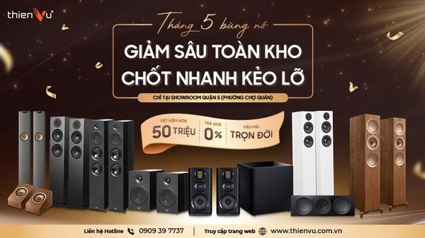 Thanh Lý Loa Nghe Nhạc Chính Hãng Ưu Đãi Đến 51% Tại Showroom Quận 5