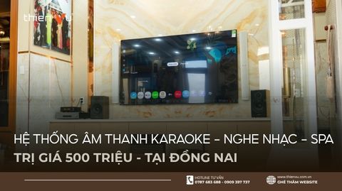 Thi Công Hệ Thống Âm Thanh Karaoke - Nghe Nhạc - Spa Trị Giá 500 Triệu