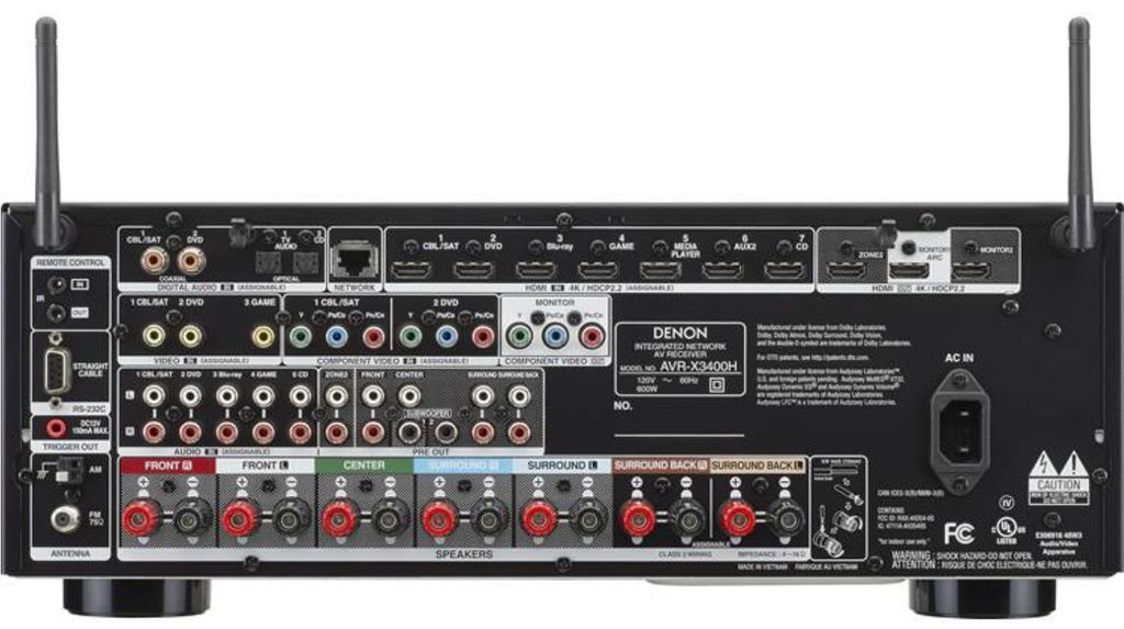 Amply Denon AVR-X3400H