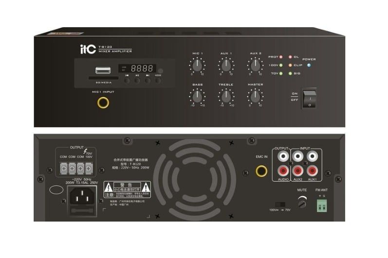 amply-khuech-dai-mini-kem-mixer-itc-t-b120-cho-phong-hop