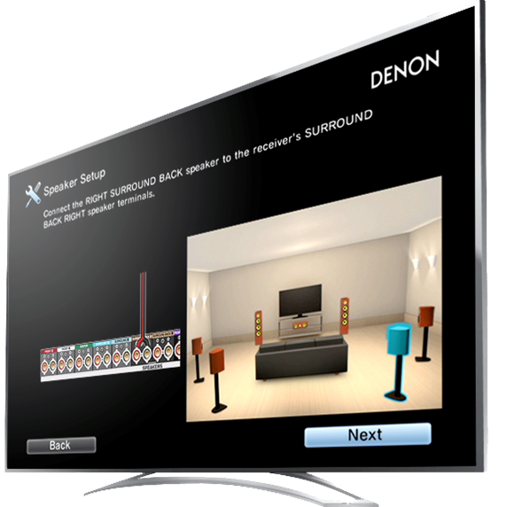 Amply xem phim Denon AVR-X2300W chính hãng