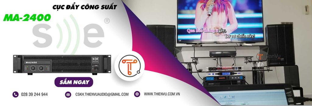 Cục đẩy công suất SE Audiotechnik MA-2400 Chính Hãng