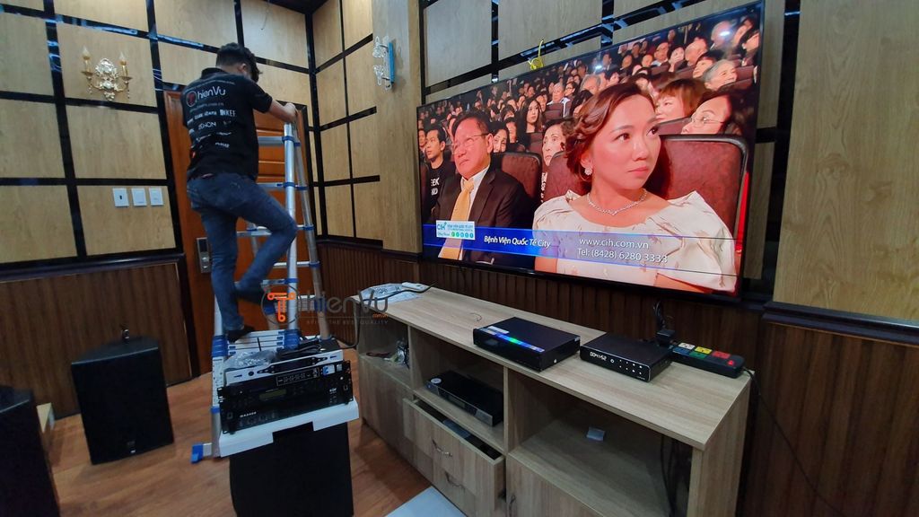 quy trình hoàn thiện bộ dàn karaoke