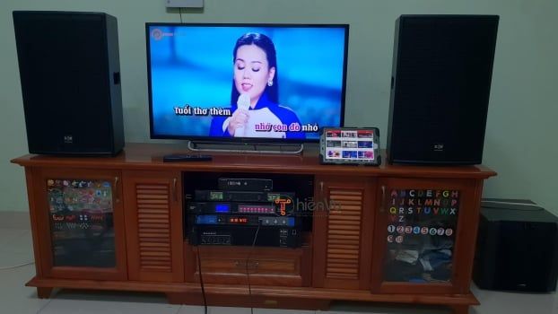 hoàn thiện dàn karaoke