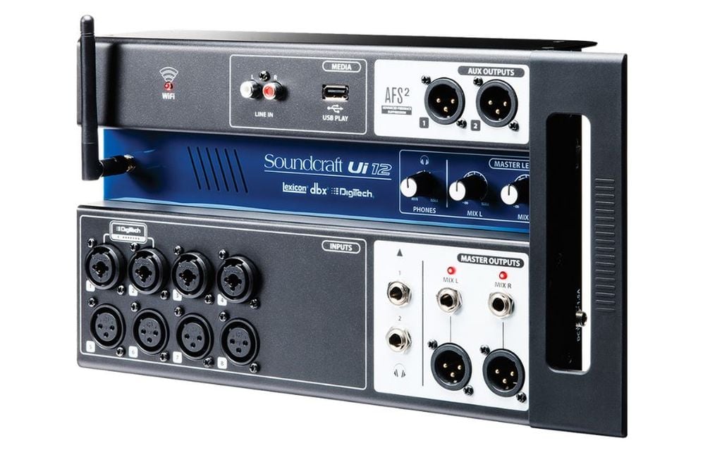 mixer digital soundcraft ui12 chinh hang cao cap