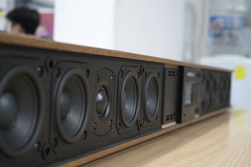 chi tiết loa soundbar party house 2.1 chính hãng