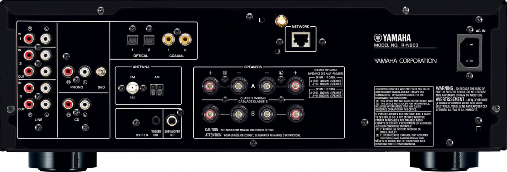 Cổng kết nối Amply Yamaha R-N803