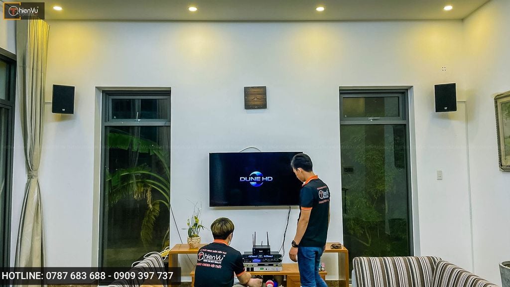 lap cuc day cong suat karaoke gia dinh Fedyco chinh hang