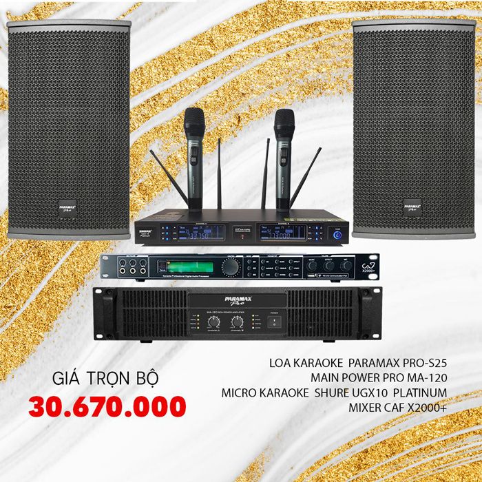 Bộ dàn karaoke gia đình TVA 63