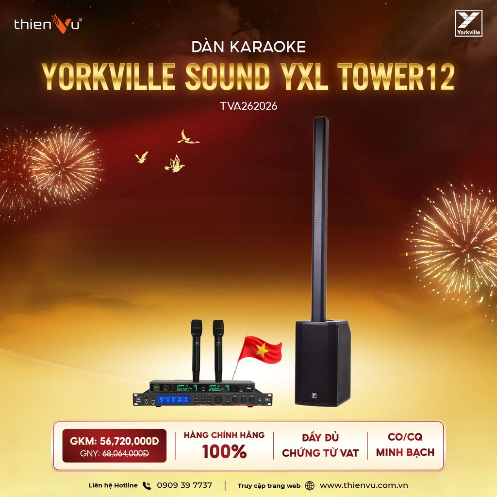 dan-karaoke-yorkville-sound-yxl-tower12-gia-tot