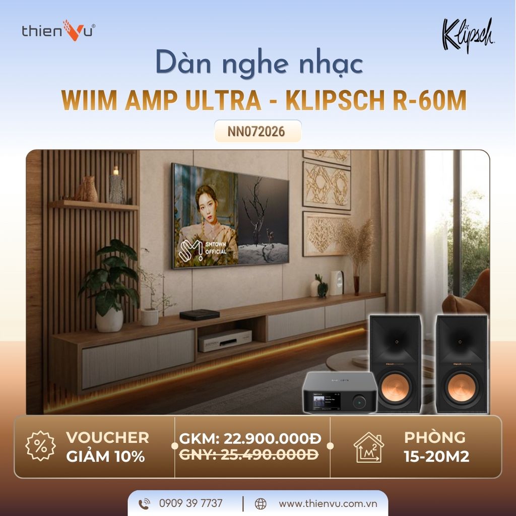 dan-nghe-nhac-hifi-wiim-amp-ultra-klipsch-r-60m
