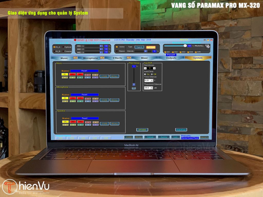 đánh giá mixer paramax pro mx 320