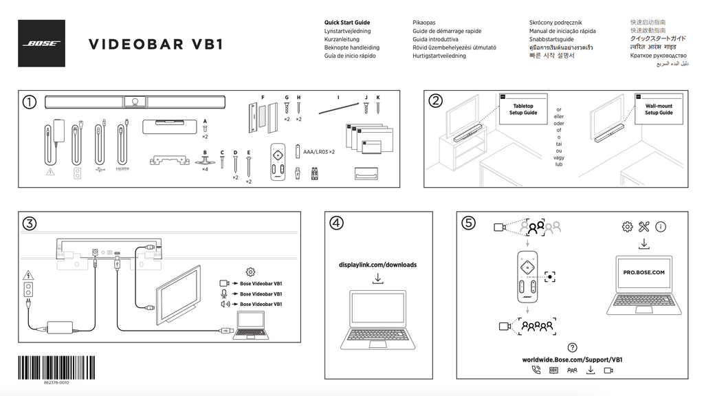 hướng dẫn kết nối loa bose videobar