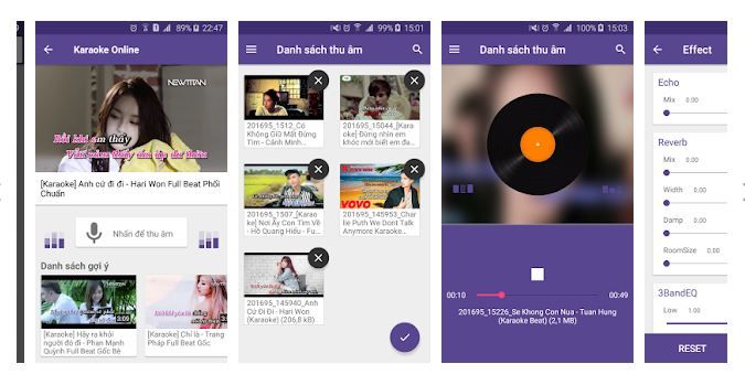 ung dung hat karaoke tren dien thoai karaoke online