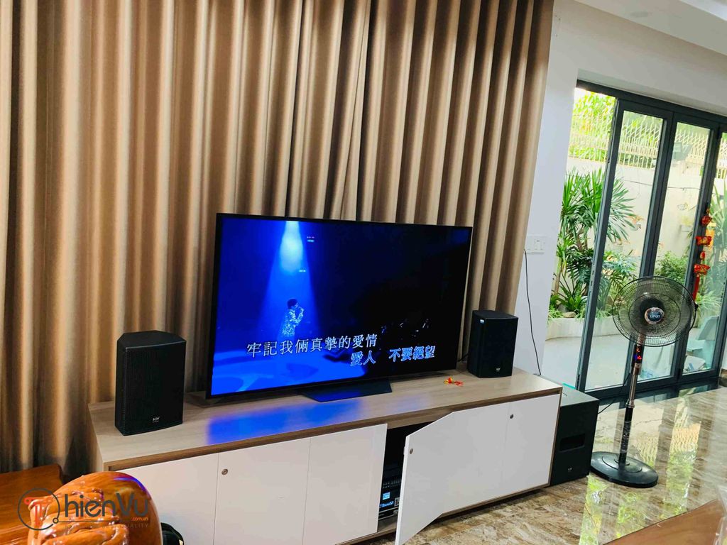 bộ dàn karaoke gia đình hát nhạc hoa