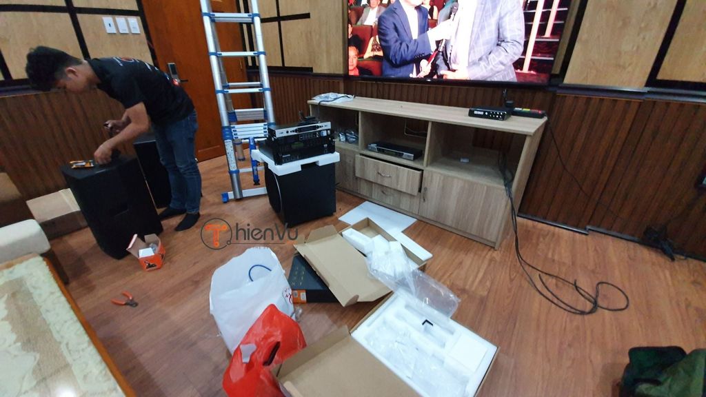 lắp đặt dàn karaoke gia đình