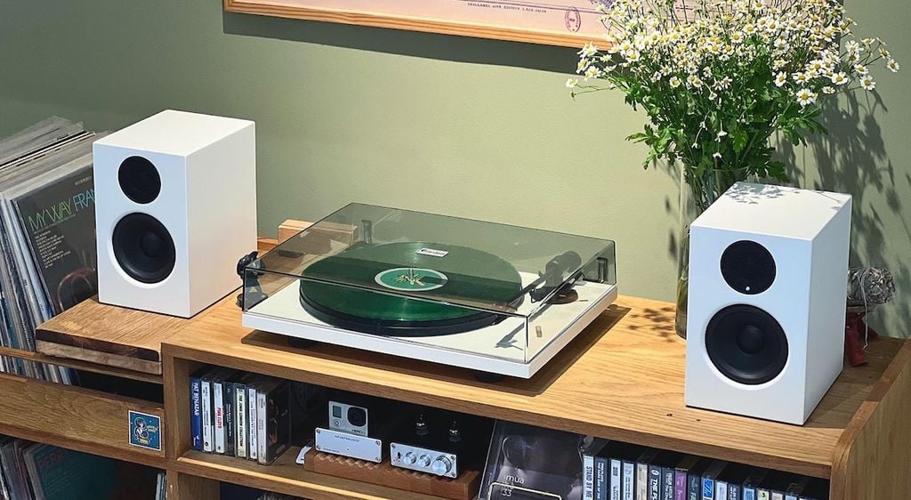 loa bookshelf nghe nhac audio pro a28