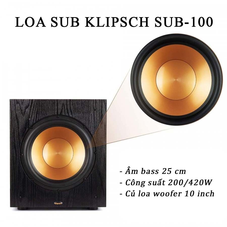 loa-sub-klipsch-sub-100-thiet-ke-sang-trong-nho-gon