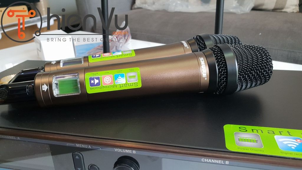Micro Karaoke Shure UR-9S Loại 1 chính hãng