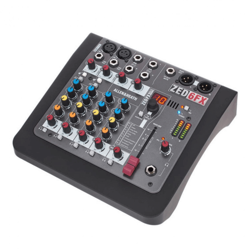 mixer allen & heath zed 6 fx chinh hang