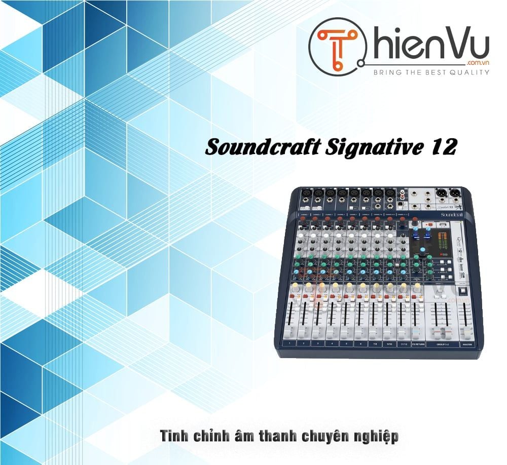 Mixer Soundcraft Signature 12 chính hãng